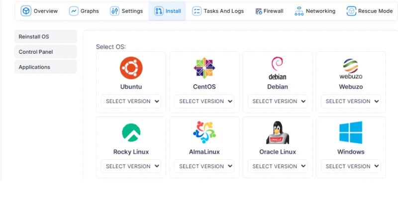 Cloud-VPS-OS-Install